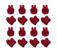 16 Pièces Mini Pinces à Cheveux Cœur et Tête de Lapin | Lot Compact, Maintien Ferme et Prise Sécurisée, Style Décoratif pour Routine Maquillage du Matin