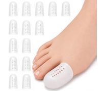 16 Pièces Orteils de Qualité Supérieure, Silicone Protège Orteils Kit, Capuchons D'orteils Respirants, pour Protège Orteilss Protections, Anti-Friction, pour Homme Femme