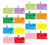 16 Pièces Page de Lecture Dyslexique, Guide de Suivi des Lignes | ABS Teinté Coloré, Repère Chaque Ligne, pour Exercices Scolaires, Accompagnement Adulte, Classe ou Entraînement à Domicile