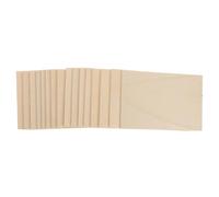16 Pièces Panneau de Contreplaqué Mince 3mm 6x4 | Bois Lisse à Grain Fin, Bords Peu Bavés, Découpe Légère, Usage Architecture Modulaire