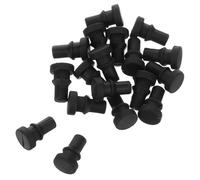 16 Pièces Pieds de Rechange en Silicone Noir 6mm pour Cuiseur à Riz et | Patins Antidérapants à Insérer Emplacements Dédiés, Maintien Stable sur Comptoir, Accessoires la Cuisine Maison