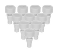 16 Pièces Pieds en Caoutchouc pour Mijoteuse, Bouchon 5,3mm, Gris | Silicone et Caoutchouc, Pièce de Rechange à Emboîter, Stabilité sur Plan de Travail, Usage Maison