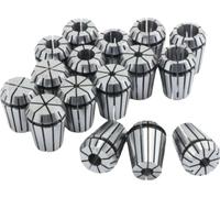 16 pièces Plage de tailles 2mm-16mm, précision 0,1mm, pinces de serrage ER25