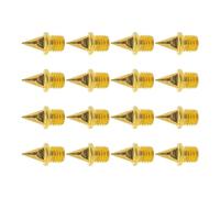 16 pièces Pointes de Piste de Pays Aiguille en Acier 1/4 Pouces pour Chaussures de Course Courtes Accessoires de Sprint Aiguille de Remplacement pour Chaussures de Sport de Campagne