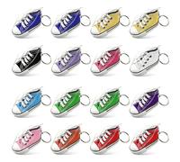 16 Pièces Porte-Clés Chaussures, Porte Clés de Chaussures de Sport, Porte-Clés Sneaker, pour Clés, Voitures, Sacs a Main, Sacs a Dos