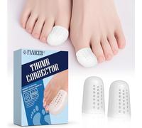 16 Pièces Protection Gros Orteil, Capuchons D'Orteils Respirantes, Embouts Contre le Frottement Orteil, Soulage Frottements Entre Les Orteils, ProtéGer Les Orteils