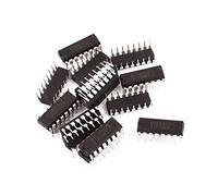 16 pièces Résistances Fixes BISS0001 Hex Inverter IC 2.54mm Pin Pitch Noir Argent Tone Résistance Chip Arrays DIP SMT Composants consommateurs d'énergie