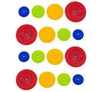 16 Pièces Roue de Traçage de Couture Roue d'allocation de Couture Rond Patch-Travail Roue de Suivi Parallèle Roue de Dessin au Trait Outil de Couture de Patchwork Plastique pour Artisanat de Couture