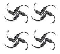 16 Pièces Sangle D'Appareil Photo à Dégagement Rapide Boucles QD Connecteur Adaptateur Caméra Clip à Dégagement Rapide pour Appareils Photo
