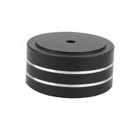 16 Pièces Séries 40X20mm Aluminium HIFI AMP Haut-Parleur Support D'Isolement Platine Vinyle DAC Coussinet de Pieds (Noir)