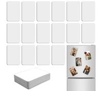 16 Pièces Sublimation Réfrigérateur Aimants 6 x 9 cm, Rectangle Magnet Personnalisable, Aimant Frigo Sublimations pour Tableau Blanc, Maison Décoration, à Toutes Les Surfaces MéTalliques