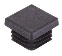 16 Pièces - Toutes les Tailles - Bouchons Embouts Carrés Nervurés Pour Pieds Tubulaires De Meubles, Tables & Chaises (45mm, Noir) par Lifeswonderful