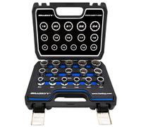 16 pièces XZN Torx pouces douilles à denture multiple 8-24 mm 12 pans clé à douille ensemble de douilles externes