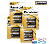 16 Piles Alcalines Panasonic Aa Lr06 Blister 1.5V Mn1500 Am3 E91 NEU