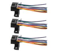 16 Pin Connecteur Femelle OBD2 J1962F, Câble Diagnostic 3pcs en ABS Résistant - Adaptateur Durable Haute Fiabilité pour Projets Auto DIY et Extensions