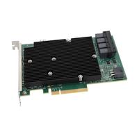 16 Port PCIe 3.0 X8 12 Go SAS Contrôleur, PCIe 8X, Connect 1024 Dispositifs Externes avec Architecture de Stockage Flexible, Haute Performance pour Les Serveurs