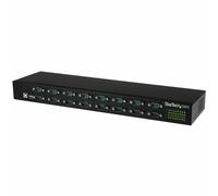 StarTech Hub série RS232 ICUSB23216FD – USB 2.0 vers 16x DB9, rack 1U, noir