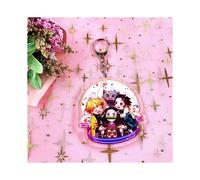 (#16)Porte-clés acrylique Tueur de démons Kimetsu No Yaiba porte-clés pendentif mignon anime