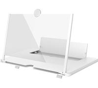 16 pouces écran de téléphone portable Amplificateur Pull-out 3d Lentille grossissante ultra claire Stand Magnifier Agrandir Bracket Blanc