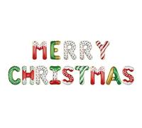 16 pouces feuille d'aluminium ballon bannière bonne année décoration 1pc joyeux noël ballon bannière pour décorations de fête de noël