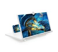 16 Pouces Loupe d'écran de Smartphone,agrandisseur ecran Telephone Idee Cadeau Noel Homme et Femmes Original Utile(Blanc)