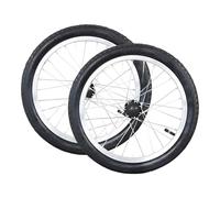 16 Pouces Pneumatique Roues Arrière de Rechange, Lot de 2 Roues de Fauteuil Roulant pour Fauteuil Roulant Manuel, 1/2"(12mm) Roue de Remplacement