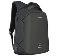 16 Pouces pour Ordinateur Portable Sac À Dos pour Homme Externe USB De Charge Anti-Vol D'Ordinateur Sac À Dos Étanche Hommes,Noir