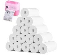 16 Rouleau Papier Thermique Appareil Photo Enfant, Papier Imprimante Thermique, Recharge Papier Appareil Photo Creator Enfant pour Appareils Photo Instantanés Convient aux Enfants(57mm x 30mm)
