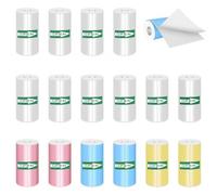 16 Rouleaux de Papier Imprimé Autocollants Pour Mini Imprimante Papier Thermique Autocollants Colorés Papier de Caisse Reçu (57 * 25 mm)