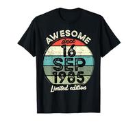 16 septembre 1985 40e anniversaire 40 ans 2025 anniversaire T-Shirt