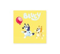 16 Serviettes Bluey 33 x 33 cm - Jaune