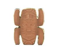 16 Serviettes en papier totem 33 x 27 cm - Marron - Taille Unique