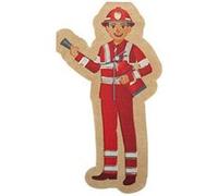 16 serviettes papier pompier 32.5x17.5cm rouge - artifetes 91657 Rouge G