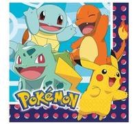 16 serviettes pokemon 33cm - amscan 9904821 Multicolore G