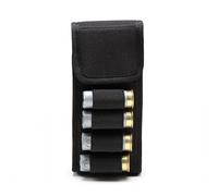 16 Support De Pochette Molle Rond 12GA Airsoft Sac De Taille Cartouches De Chasse Sac Porte-Chargeur(BK)