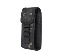 16 Support De Pochette Molle Rond 12GA Airsoft Sac De Taille Cartouches De Chasse Sac Porte-Chargeur(Black CP)