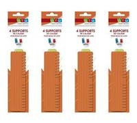 16 supports de calage pour moule à bougies ou en latex Multicolore