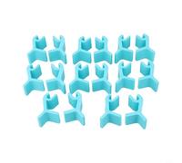 16 supports de plateau pour une utilisation en cuisine, complément parfait aux plaques à vapeur et au four, organisez votre espace de cuisson (16 pièces, bleu)