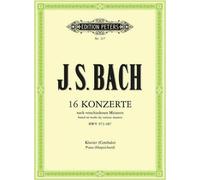 16 Transcriptions de concertos d'après divers compositeurs Bwv 972-987 pour clavier solo