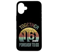 16 Wedding Anniversary for Couple Sixteen Years of Marriage Coque pour iPhone 16 Plus