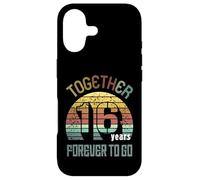 16 Wedding Anniversary for Couple Sixteen Years of Marriage Coque pour iPhone 17