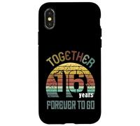 16 Wedding Anniversary for Couple Sixteen Years of Marriage Coque pour iPhone X/XS