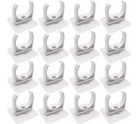 16 x 40 mm Self Adhesive Hose Clamps,Adjustable Hose Clamps,PVC Hose Clamps,for Swimming Pools,Home Gas,Garden