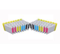 16 x Cartouche d'encre compatible Brother LC1000, LC970 pour imprimantes DCP-350C, DCP-330C, DCP-135C, DCP-150C, DCP-153C, DCP-353C, DCP-357C, DCP-540CN, DCP-560CN, DCP-750CW, DCP-770CW, FAX-1355,