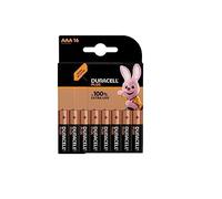 16 x Duracell AAA Plus (1 blister de 16 batteries) 16 piles mini stylet (LR03/MN2400)