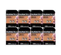 16 x Duracell LR44 A76 V13GA 76A (8 ampoules de 2 batteries) 16 piles