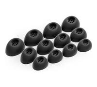 16 x Écouteurs en Silicone Embouts d'oreilles pour Jabra Elite 10 Casque Écouteurs en Noir