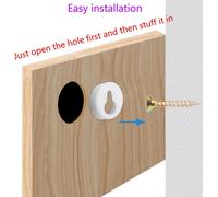 16 x Lockhole Hangers,Keyhole Hanging Fasteners,Hanging Brackets,for Hanging Wall Photo Frame Cabinet Mirror