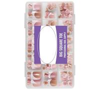 160/128 pièces Discreet Faux ongles d'orteils Conseils Ne pas Amber Flexible Coupe naturelle Presse sur les ongles des orteils Pour occasions spéciales Faux ongles Abdominaux