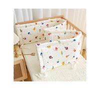 (160×30cm, N05) Ensemble de tour de lit respirant et de protection de lit pour tout-petit, protections latérales rembourrées douces